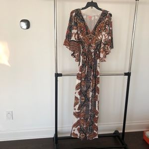 Free People Fern Print Maxi Dress